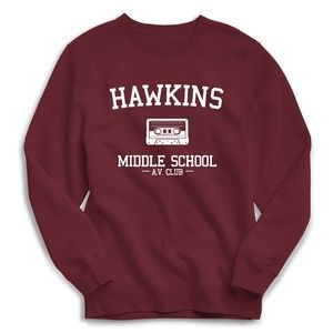 Hawkins Middle School Sweatshirt Unisex